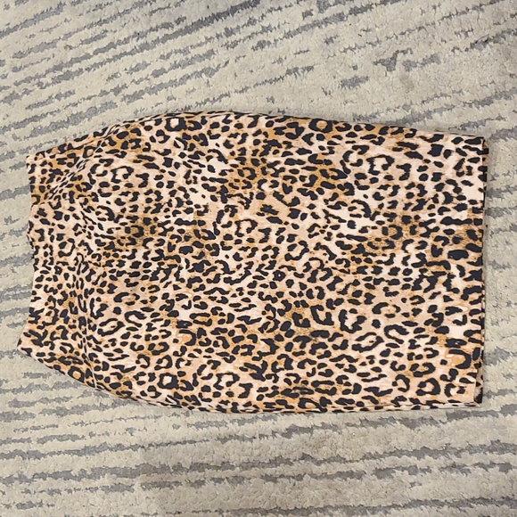 Ever New Leopard print pencil skirt - Picture 1 of 7